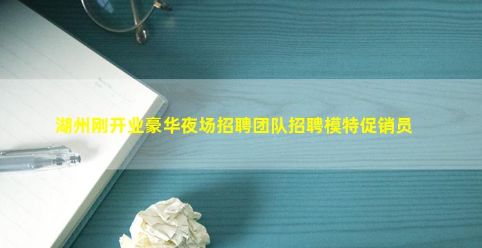 湖州刚开业豪华夜场招聘团队招聘模特促销员